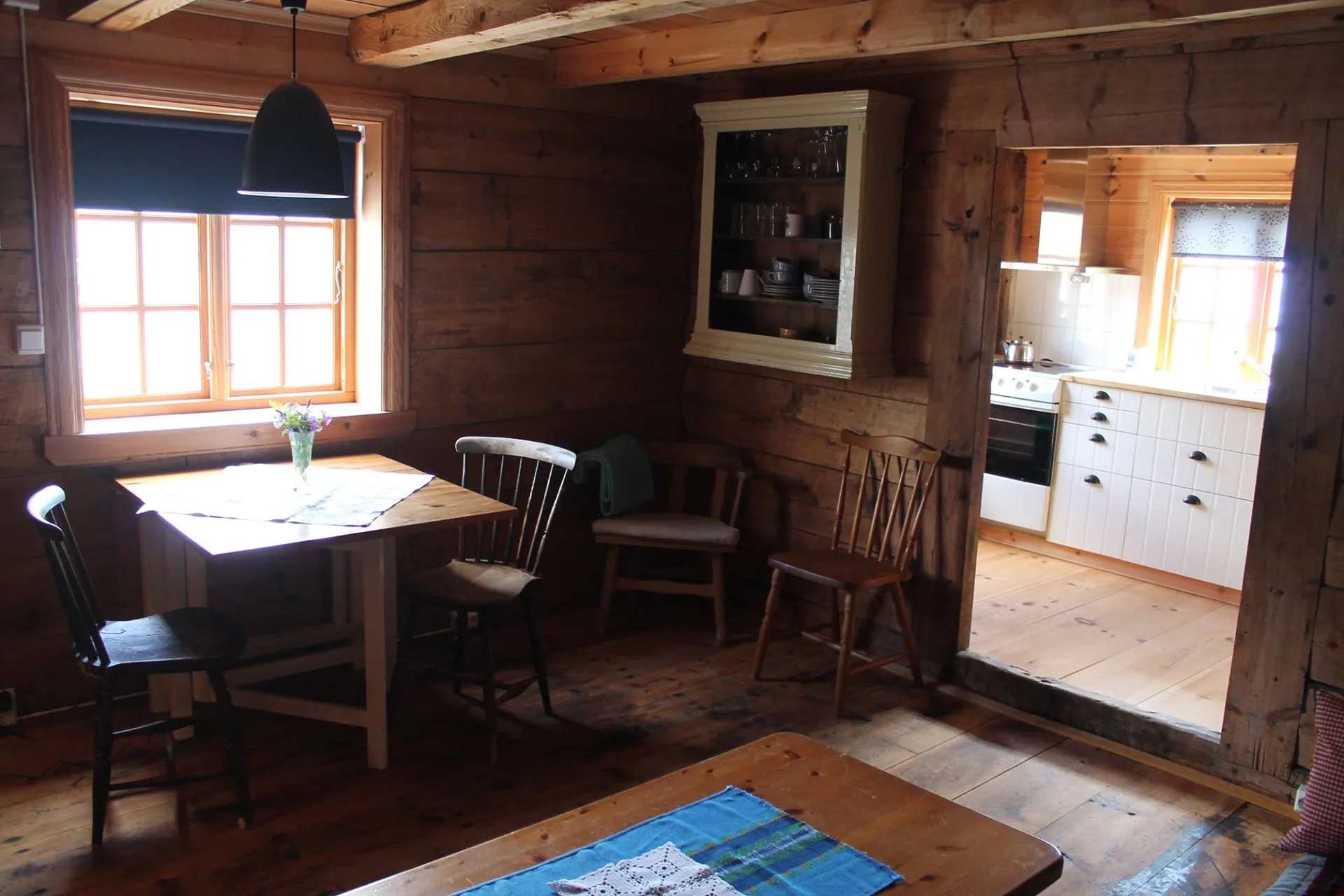Living room and kitchen